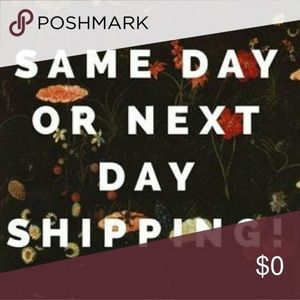 Same day or next day shipping